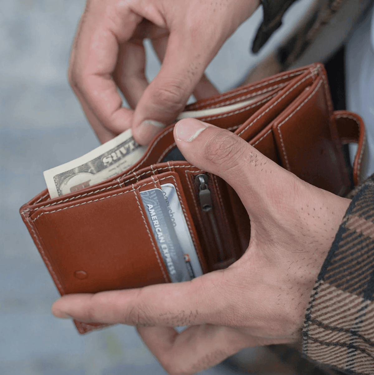 Texas Leather Wallet - Harrys for Menswear