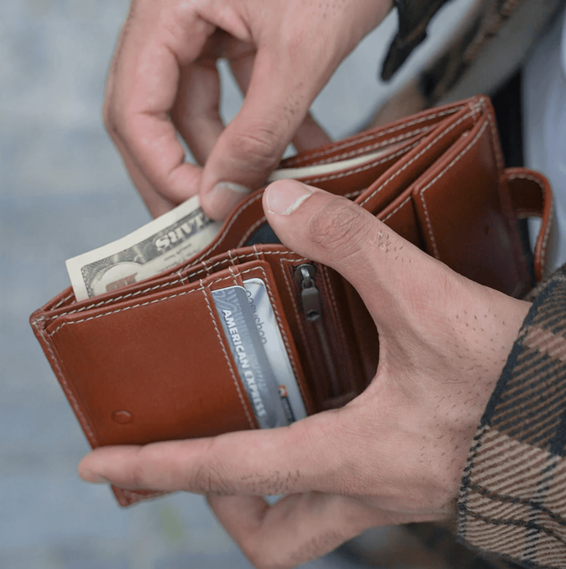 Texas Leather Wallet - Harrys for Menswear