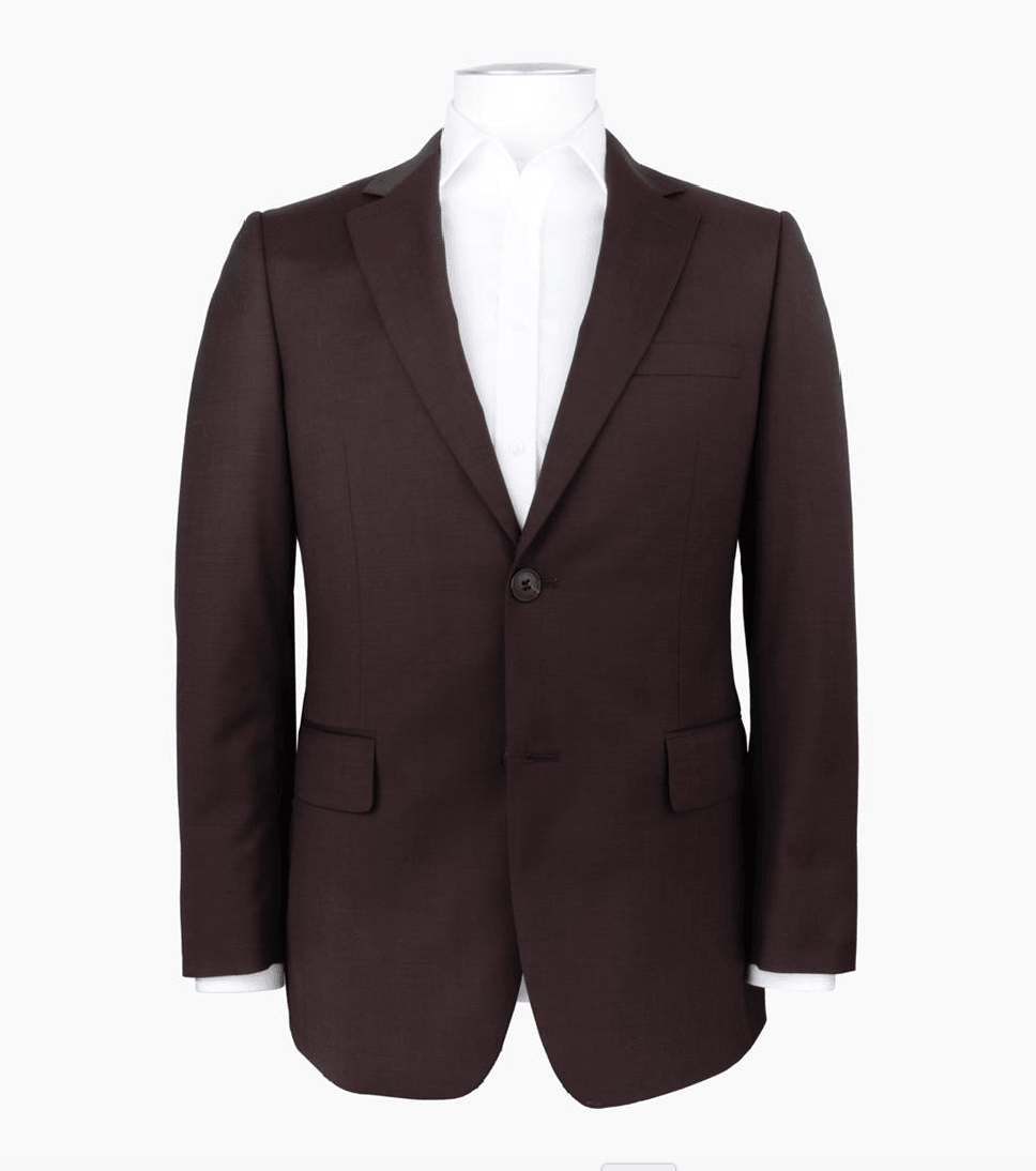 Cooper Burgundy Twill Suit - Jacket & Trouser Set - Harrys for Menswear