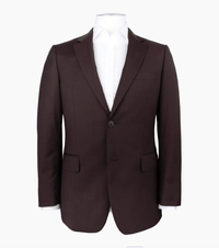 Cooper Burgundy Twill Suit - Jacket & Trouser Set - Harrys for Menswear