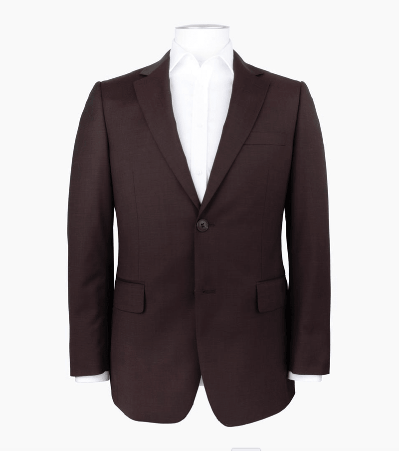 Cooper Burgundy Twill Suit - Jacket & Trouser Set - Harrys for Menswear