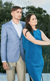 Asher JL5 - Savile Row - Sky - Harrys for Menswear