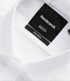 York White Herringbone Non - Iron Shirt - Harrys for Menswear