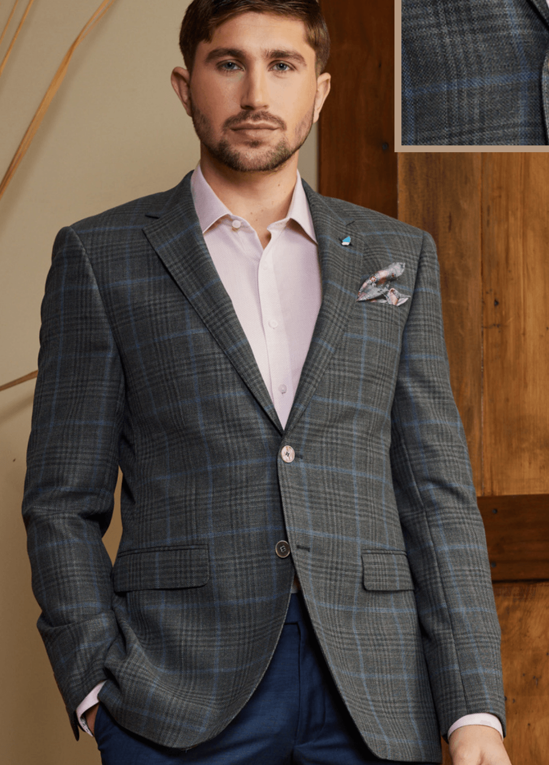 Abram Sports Coat - Charcoal - JW18 - Harrys for Menswear