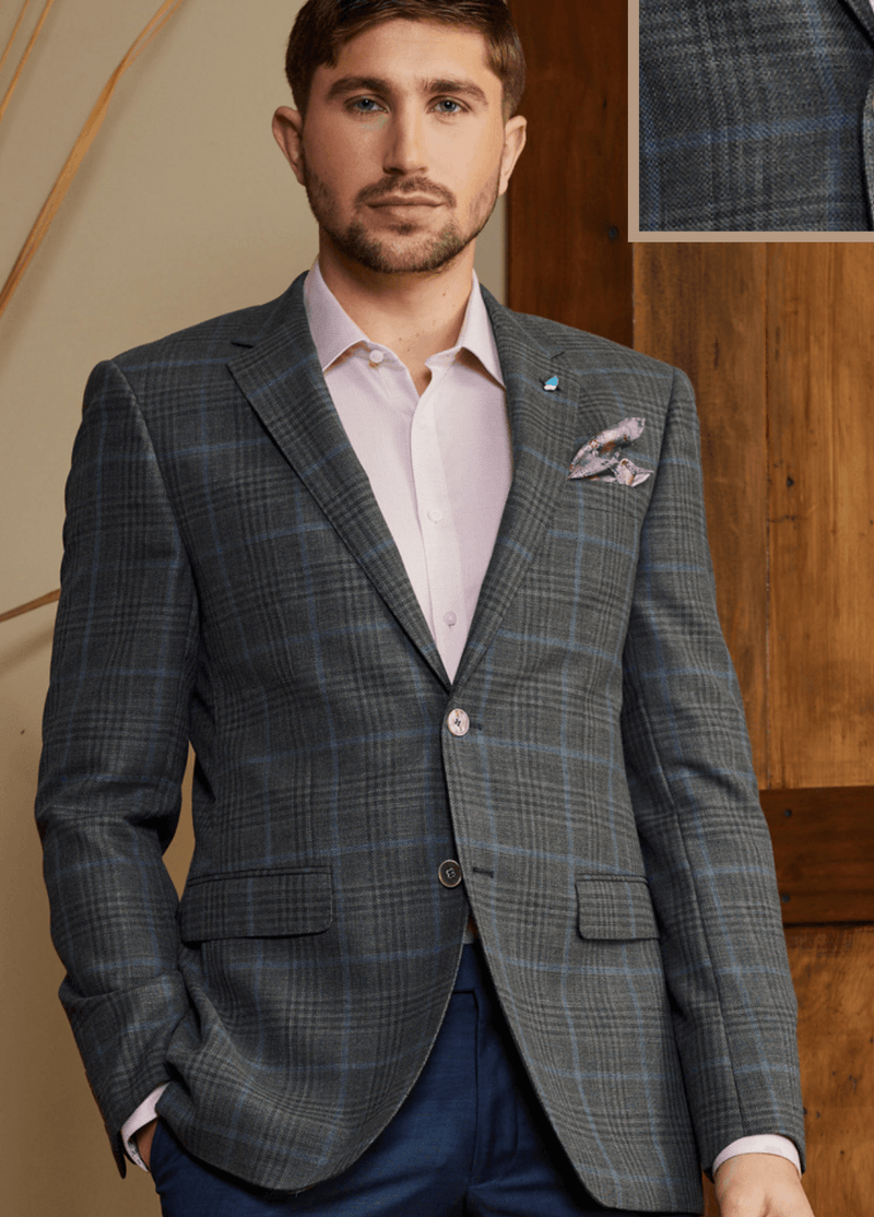 Abram Sports Coat - Charcoal - JW18 - Harrys for Menswear