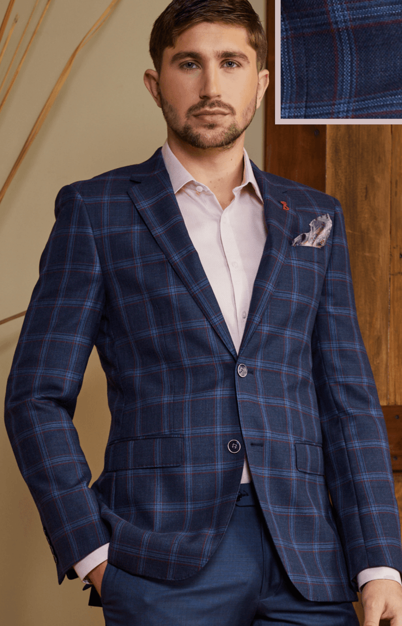 Abram Sports Coat - Navy - JW22 - Harrys for Menswear