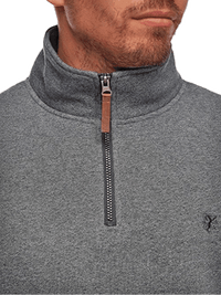 Stirling - Zip front Polo Sweat - Harrys for Menswear