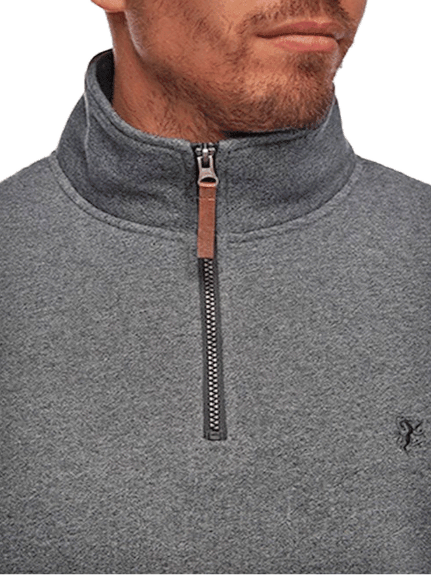 Stirling - Zip front Polo Sweat - Harrys for Menswear