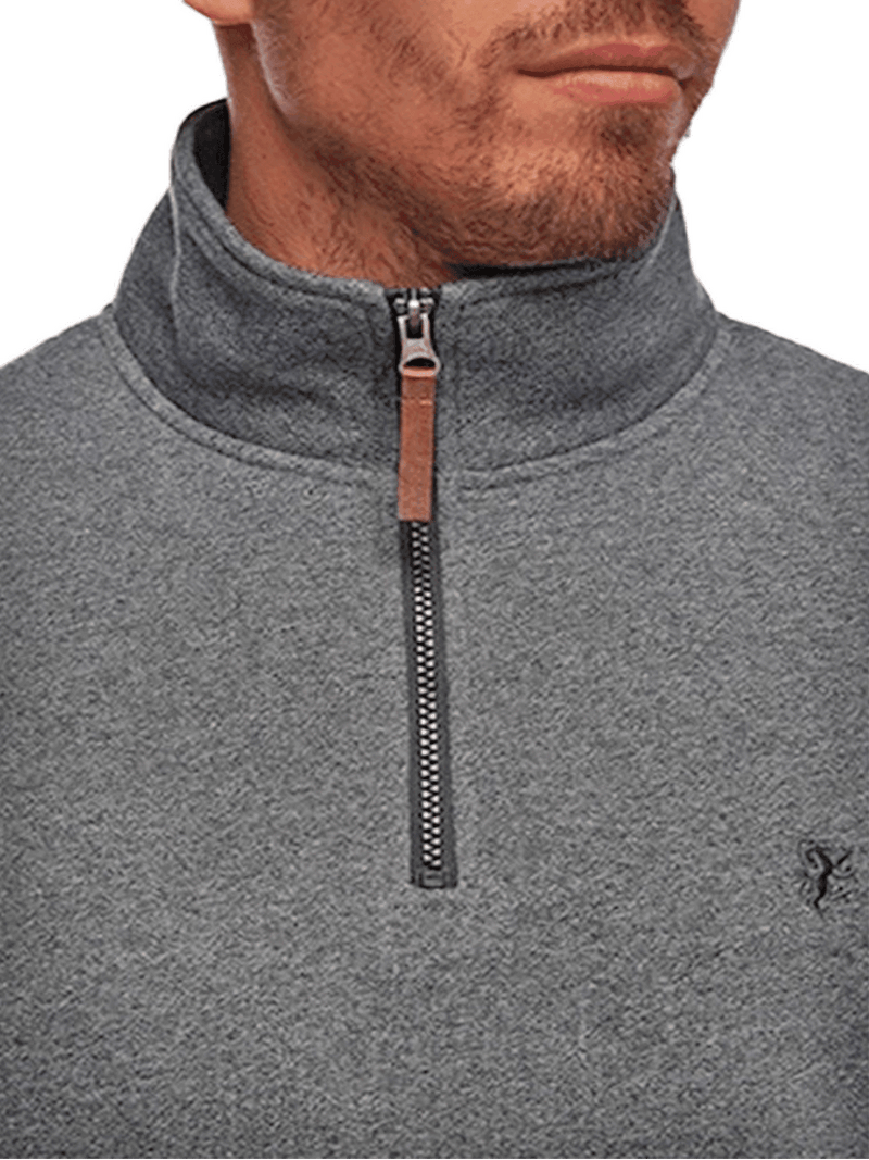Stirling - Zip front Polo Sweat - Harrys for Menswear