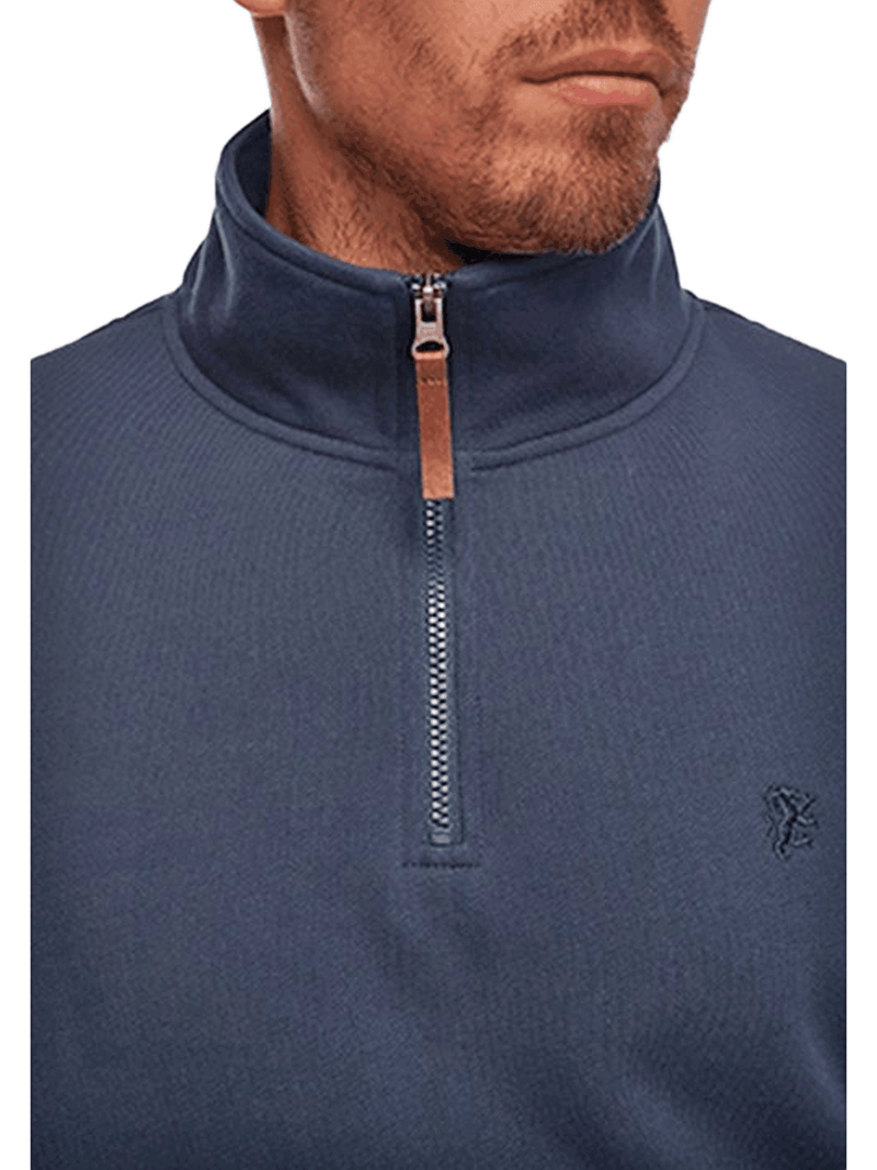 Stirling - Zip front Polo Sweat - Harrys for Menswear