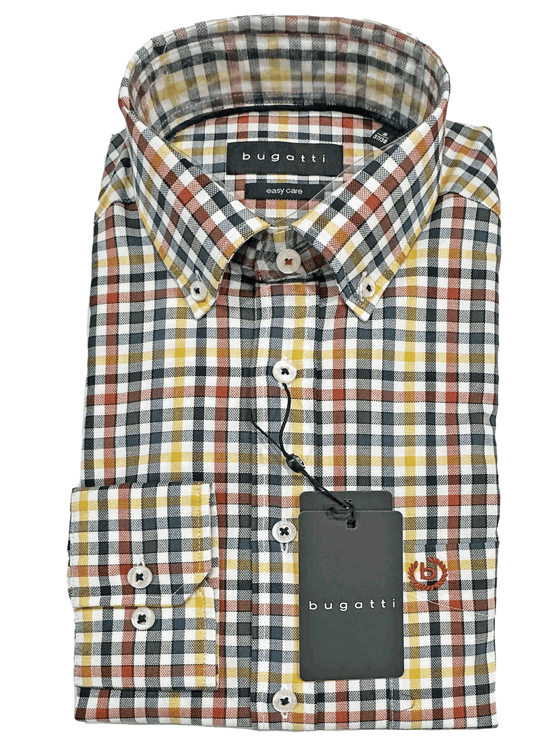 Bugatti L/S Shirt - 58411A - 140 - Harrys for Menswear