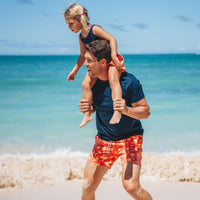 Coral & Lime Palm - Harrys for Menswear