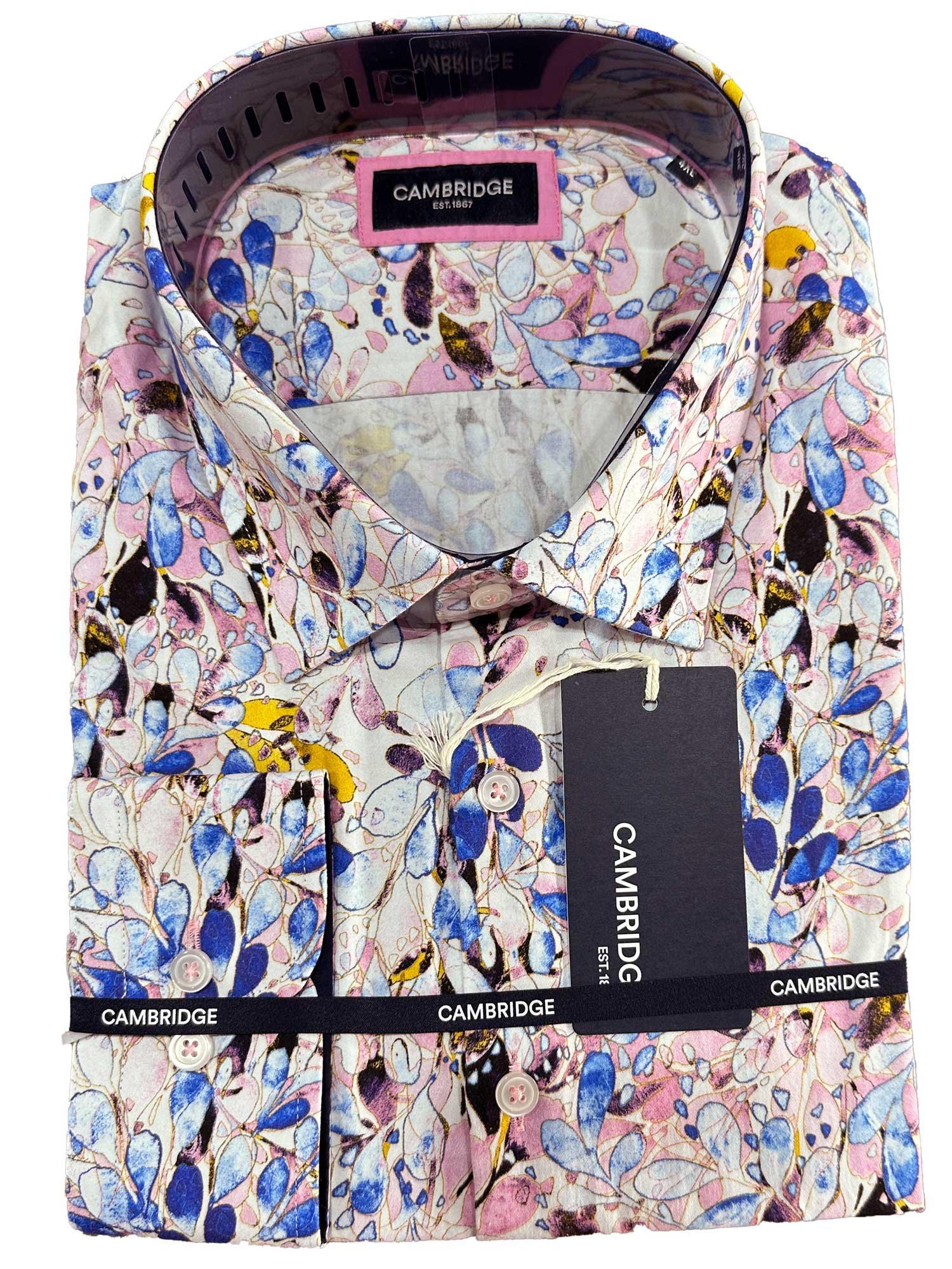 Sorrento L/S Shirt FCS353 Pink - Harrys for Menswear