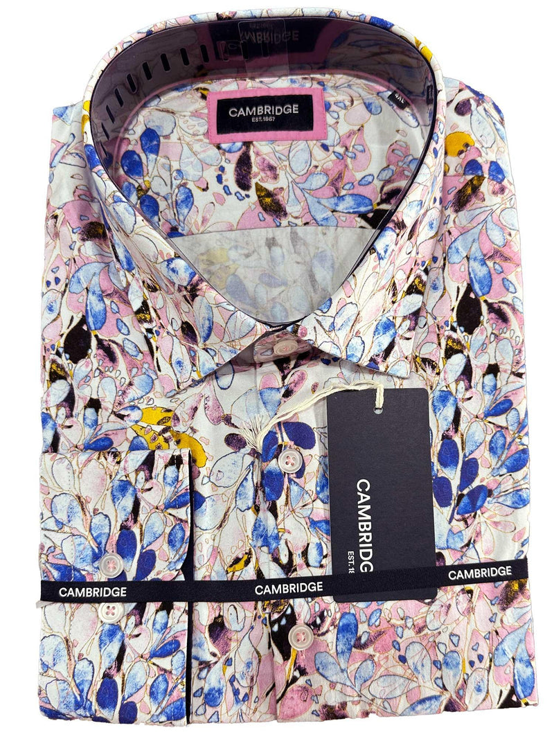 Sorrento L/S Shirt FCS353 Pink - Harrys for Menswear