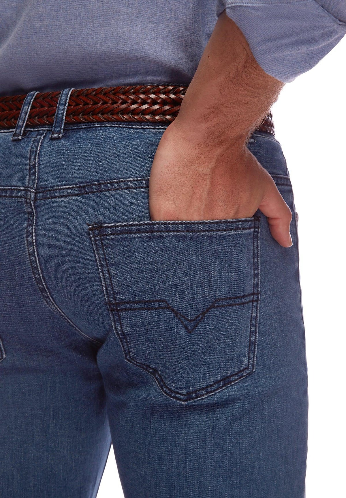 Union Mercer Stretch "Heavy Blue" Denim Jean - Harrys for Menswear