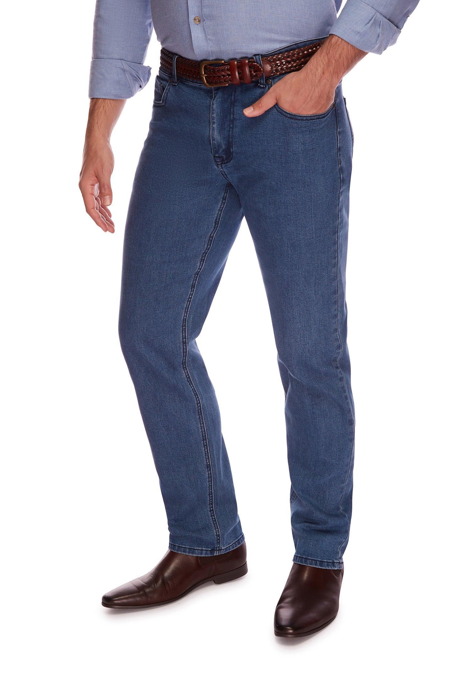 Union Mercer Stretch "Heavy Blue" Denim Jean - Harrys for Menswear