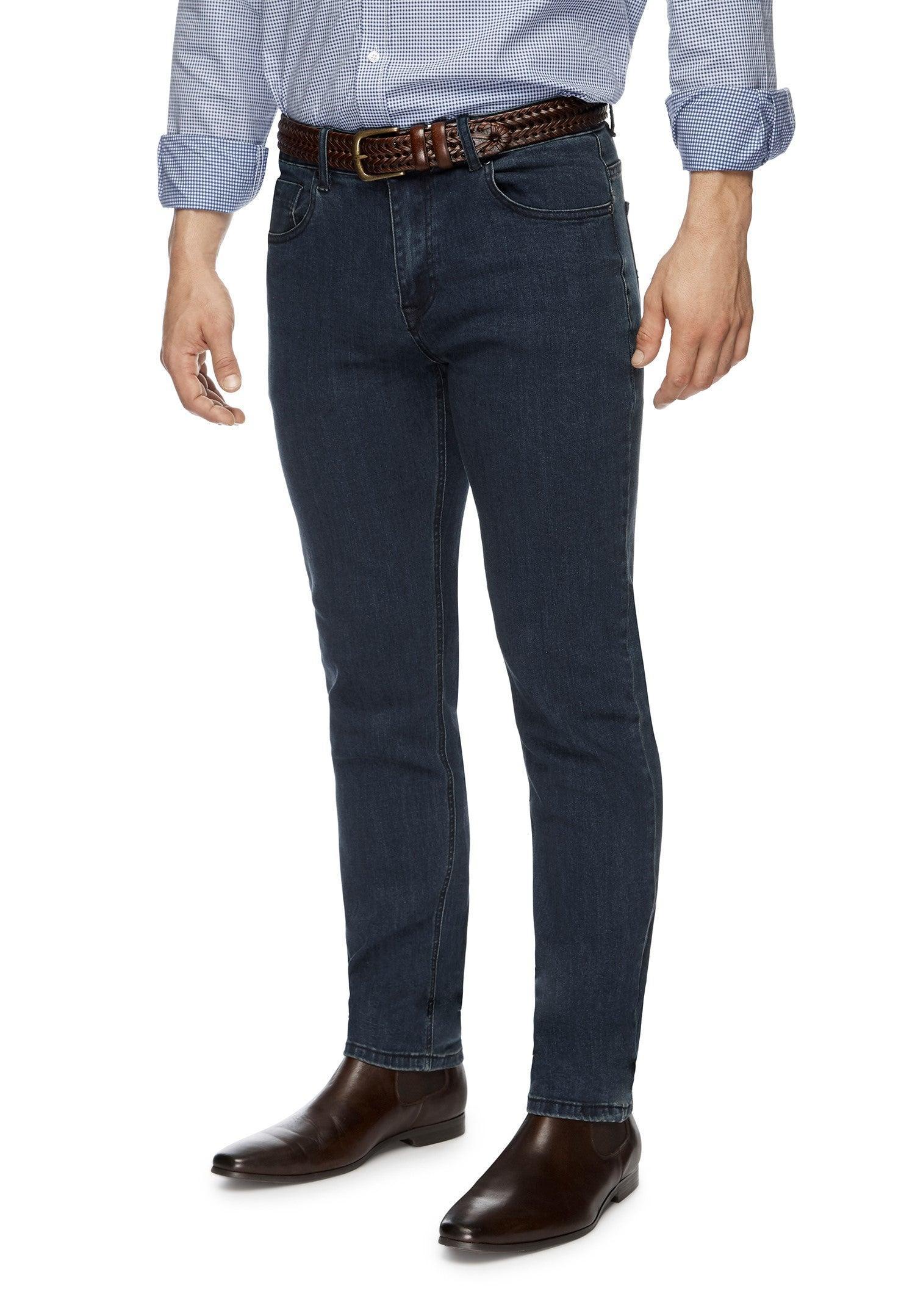 Union Mercer Stretch "Heavy Blue" Denim Jean - Harrys for Menswear