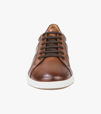 Crossover Lace Toe Sneaker - Cognac - Harrys for Menswear