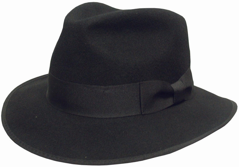 Wool Felt Outback Shape 2001 - Blk - Harrys for Menswear