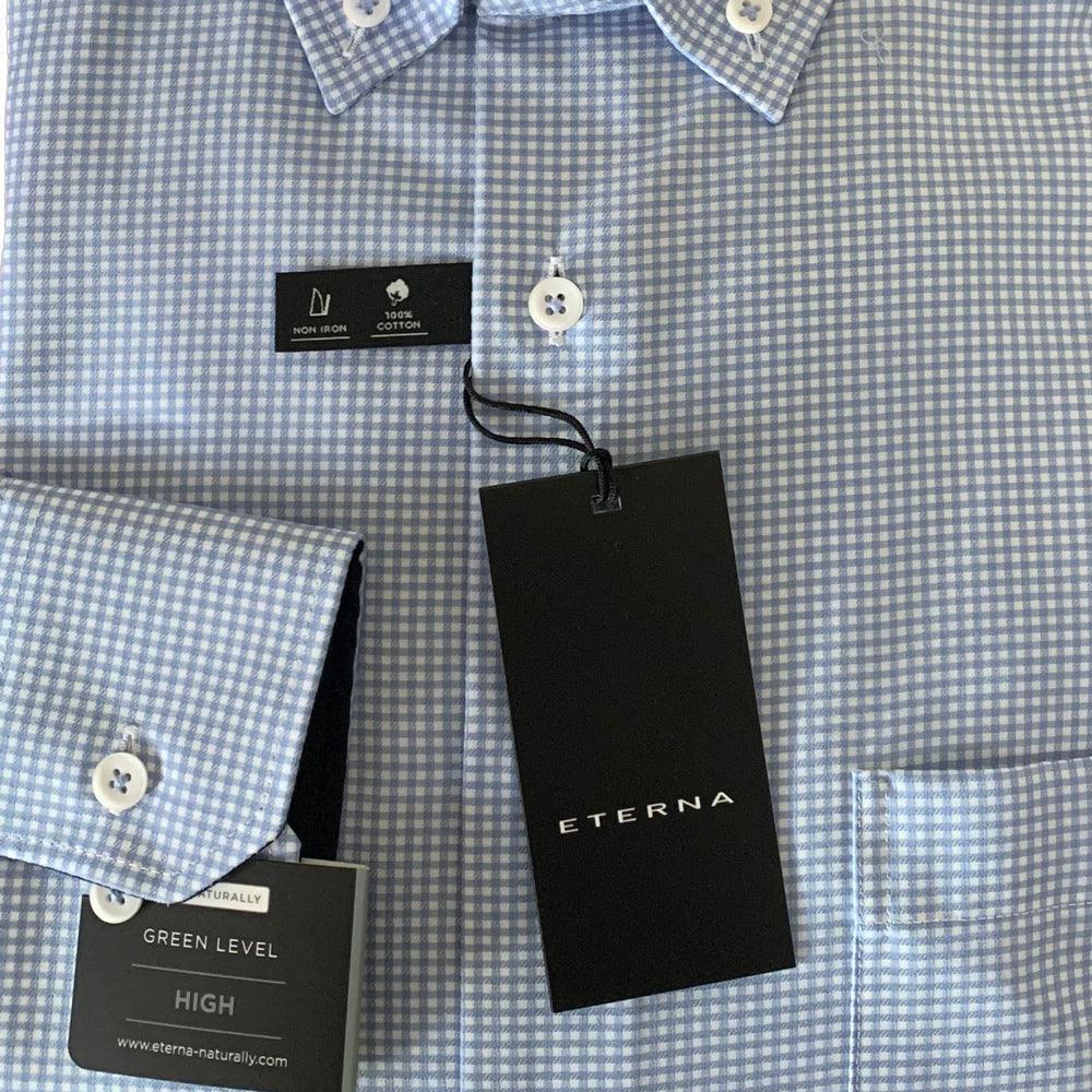 3720 - 12C Blue Gingham - Harrys for Menswear