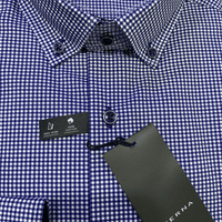 3720 - 17M - Navy Check - Harrys for Menswear
