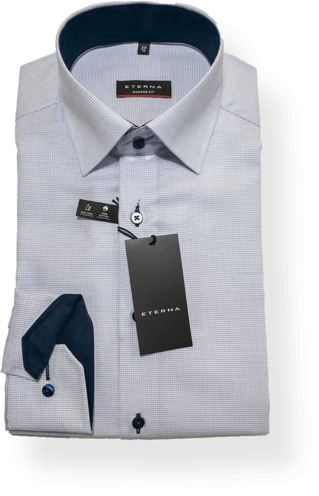 Eterna 4671C - 11 - Structure Blue - Harrys for Menswear