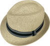 Scala Trilby Hats - SM704 - Black & Natural - Harrys for Menswear