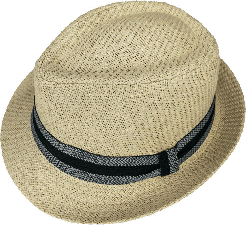 Scala Trilby Hats - SM704 - Black & Natural - Harrys for Menswear