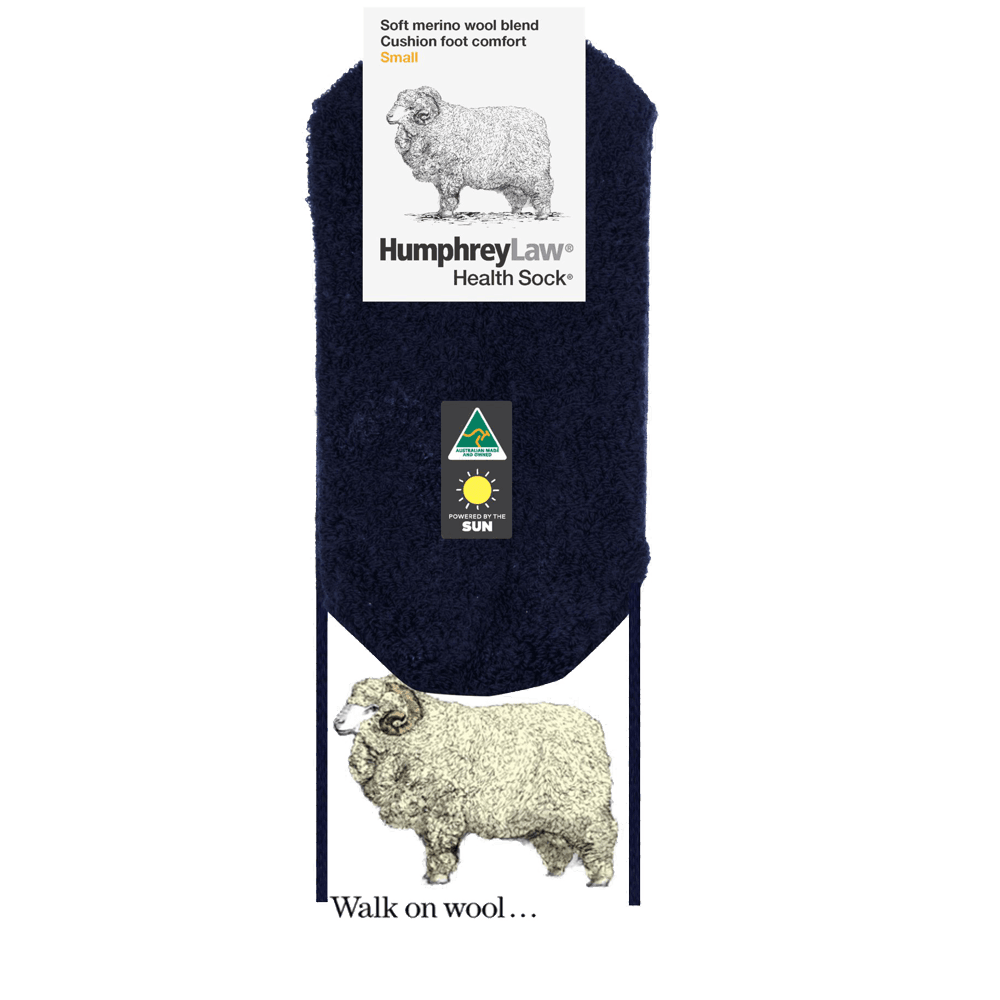 Cushion Foot Health Socks - 70% Wool - Harrys for Menswear