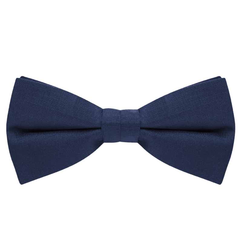 Bow Plain Satin - Midnight - Harrys for Menswear