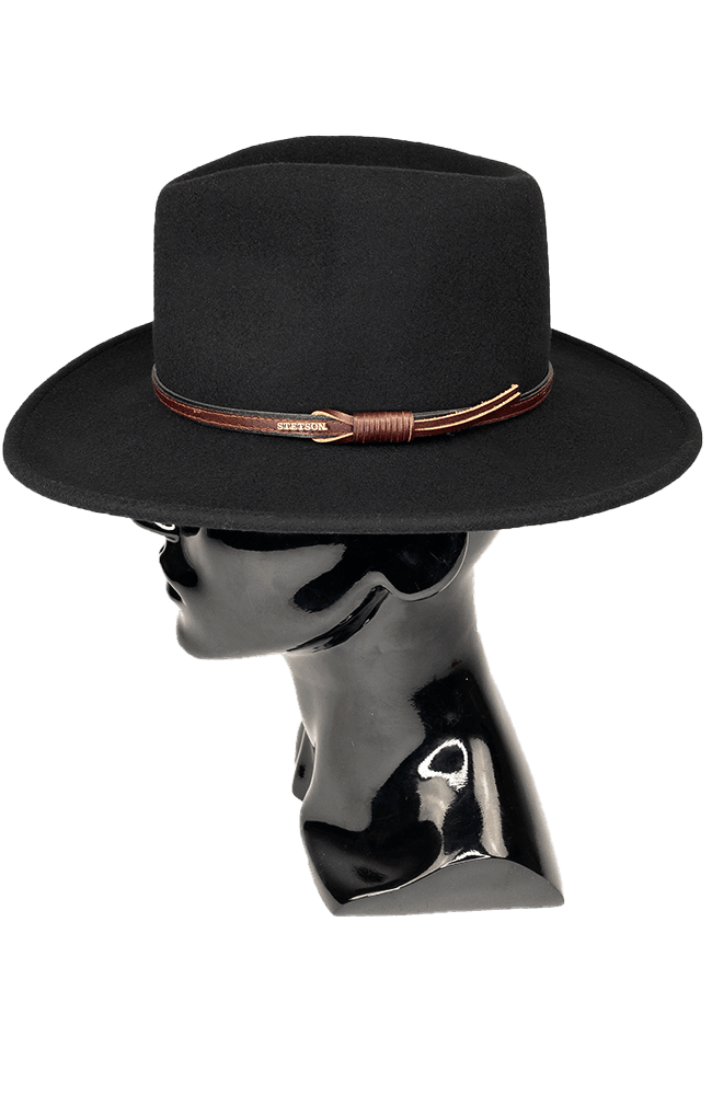 Bozeman Outdoor Hat - Black - Harrys for Menswear