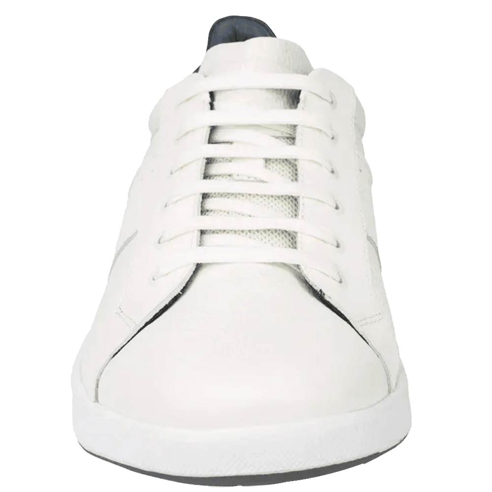 Crossover Lace Toe Sneaker - White - Harrys for Menswear
