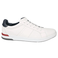 Crossover Lace Toe Sneaker - White - Harrys for Menswear