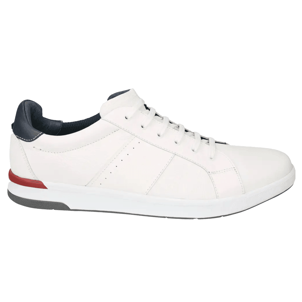 Crossover Lace Toe Sneaker - White - Harrys for Menswear