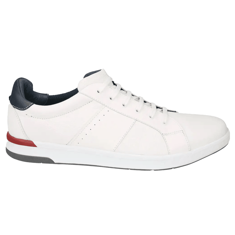 Crossover Lace Toe Sneaker - White - Harrys for Menswear