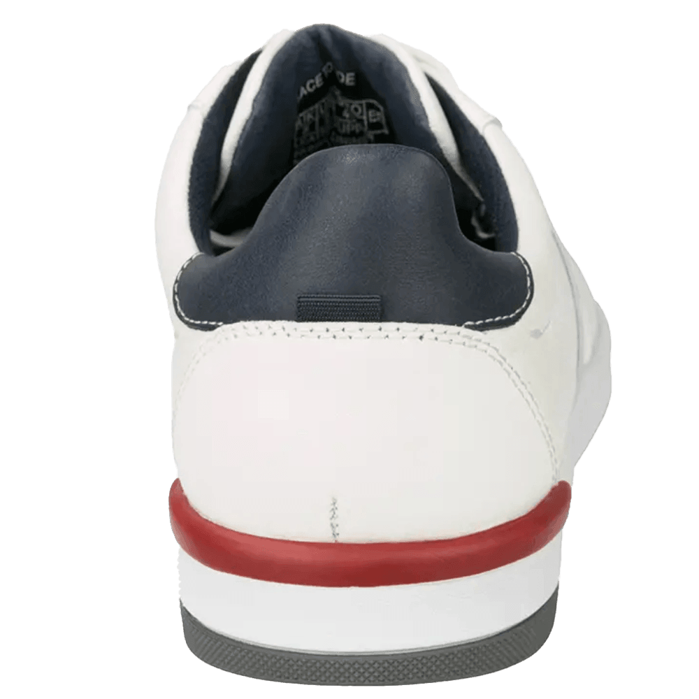 Crossover Lace Toe Sneaker - White - Harrys for Menswear