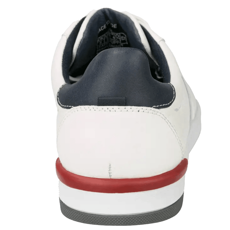 Crossover Lace Toe Sneaker - White - Harrys for Menswear