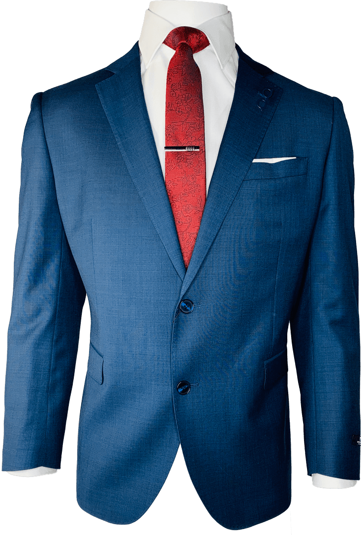 D3 - Blue Adam Suit Jacket - Harrys for Menswear