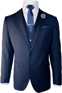 Savile Row D6 - 3 Piece 100% Pure Wool Suit Clearance - Harrys for Menswear