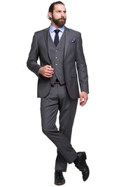 D8 - Grey Abram Travel Jacket - Harrys for Menswear
