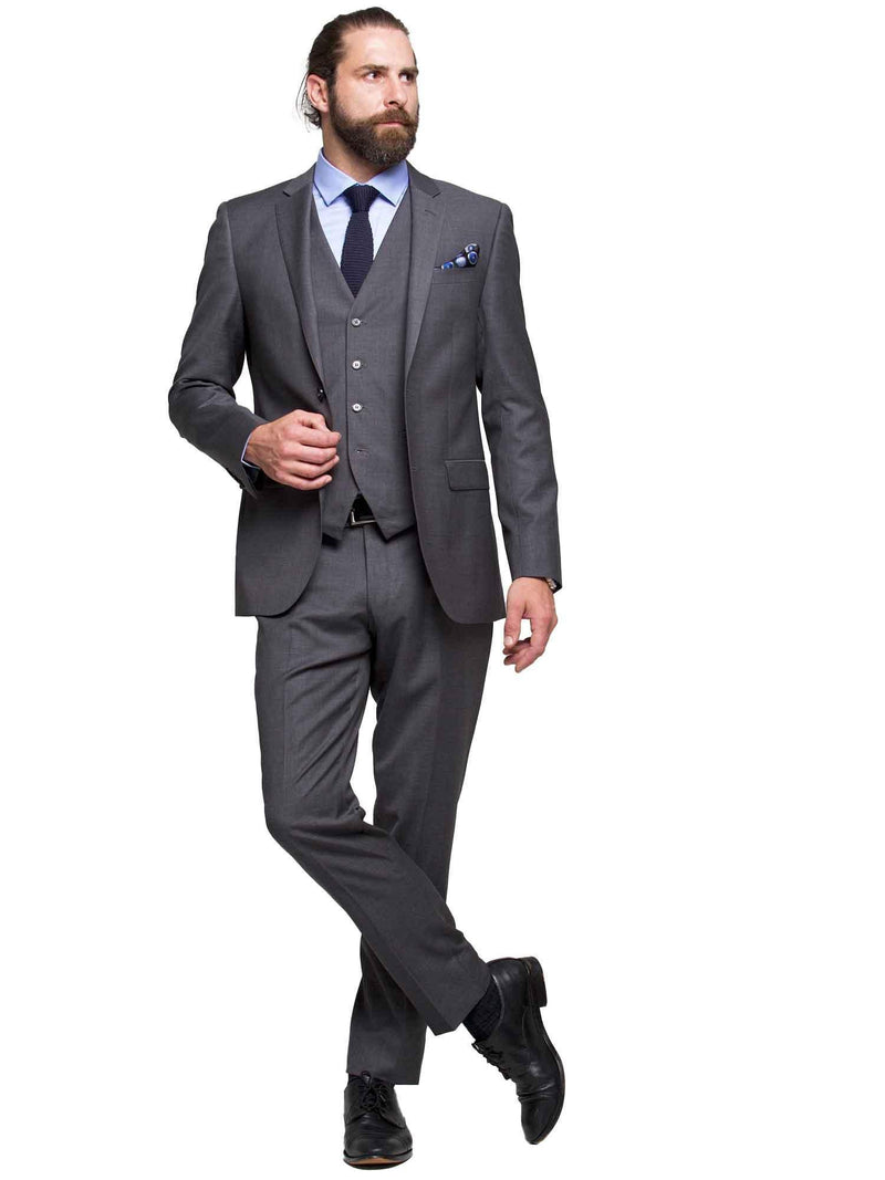 D8 - Grey Abram Travel Jacket - Harrys for Menswear