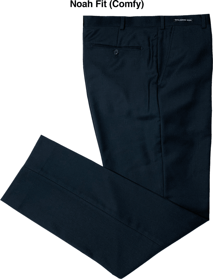 D9 - Black Noah Comfort - fit Trouser - Harrys for Menswear