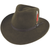 Crushable Water Repellent Wool Felt Outback Hat - Harrys for Menswear