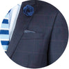 FW7 - Navy Abram Suit Jacket - Harrys for Menswear