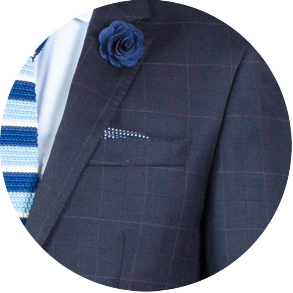 FW7 - Navy Abram Suit Jacket - Harrys for Menswear