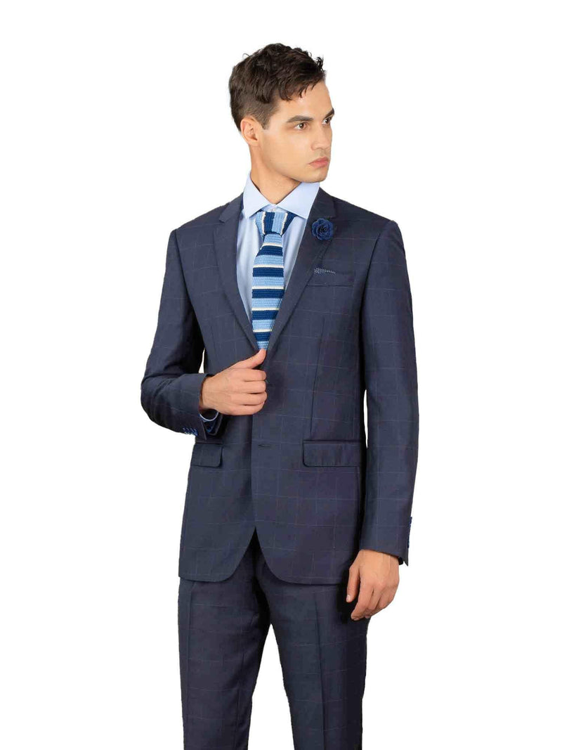 FW7 - Navy Abram Suit Jacket - Harrys for Menswear