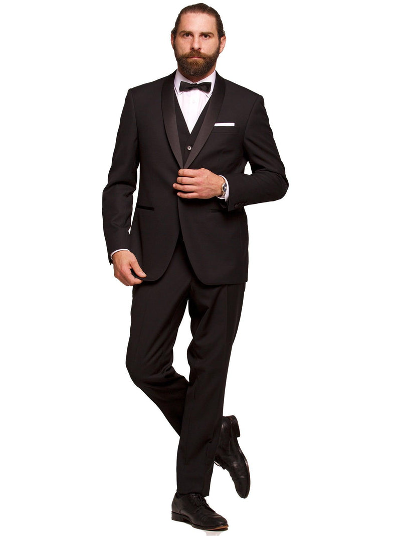 SSA3 Black Jesse Slim - Fit Pant - Harrys for Menswear