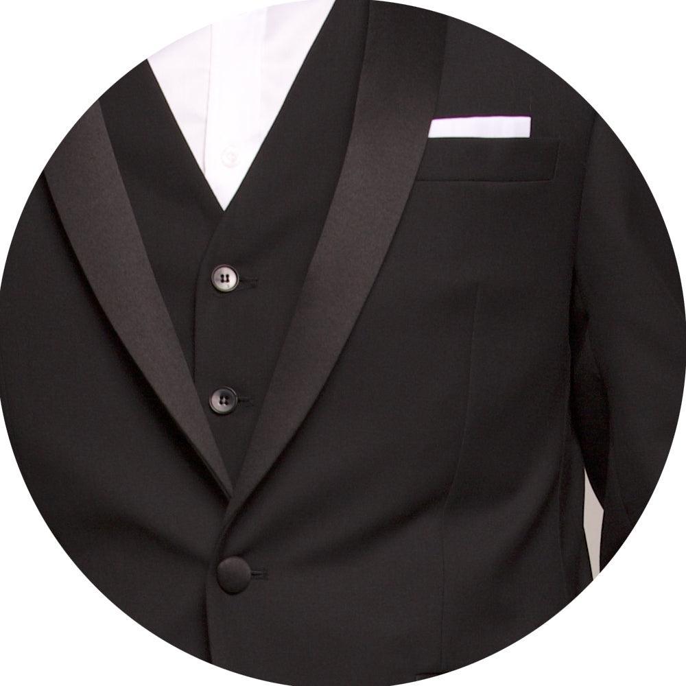 SSA3 - Alexander Black Tie Jacket - Harrys for Menswear