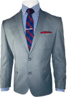 SSB3 - Grey David Jacket - Harrys for Menswear