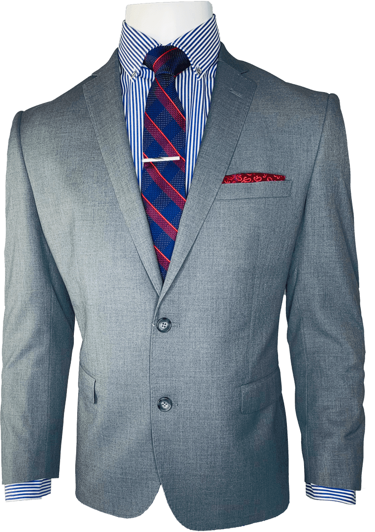 SSB3 - Grey David Jacket - Harrys for Menswear